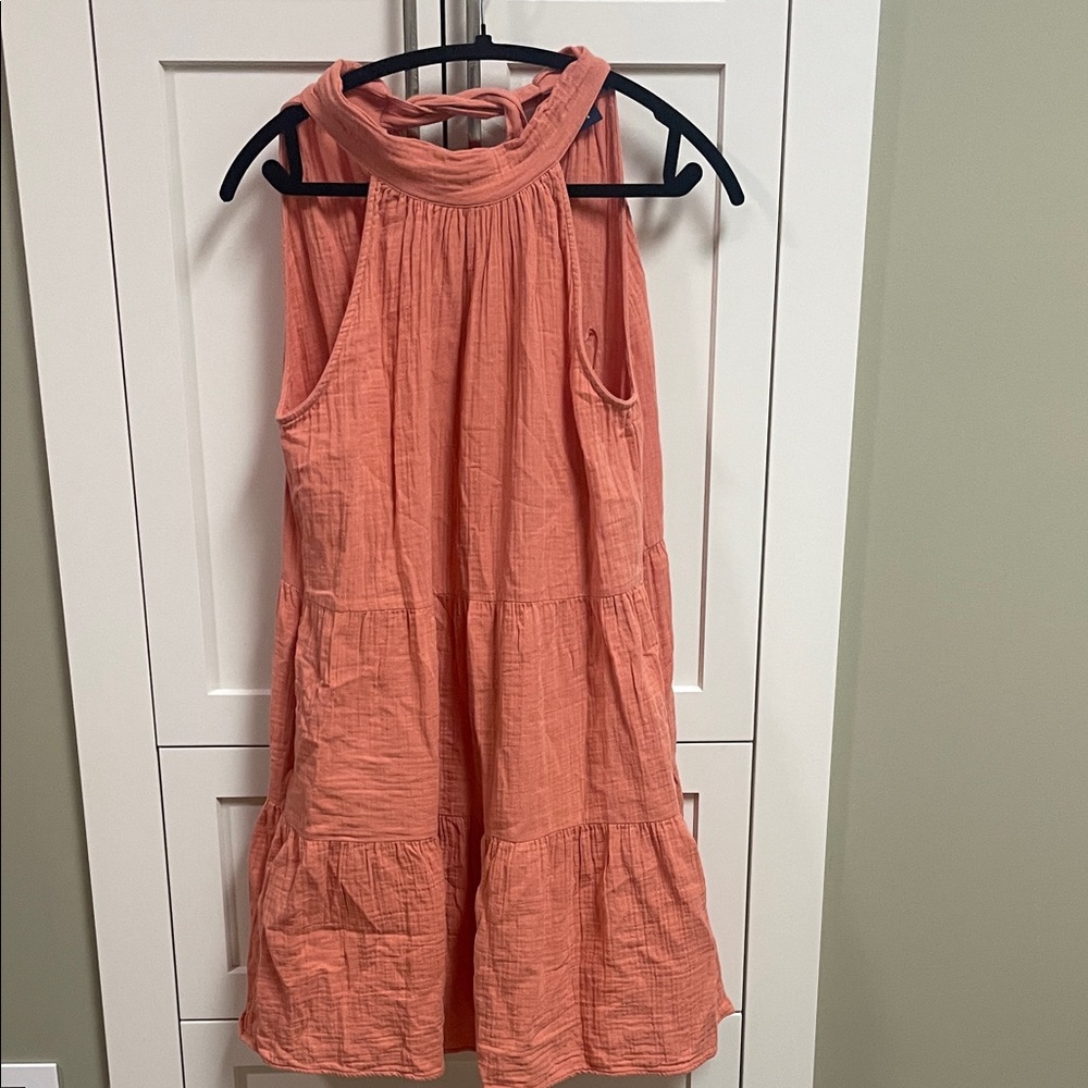 GAP Muslin Tiered Sundress in Coral 🪸 size medium